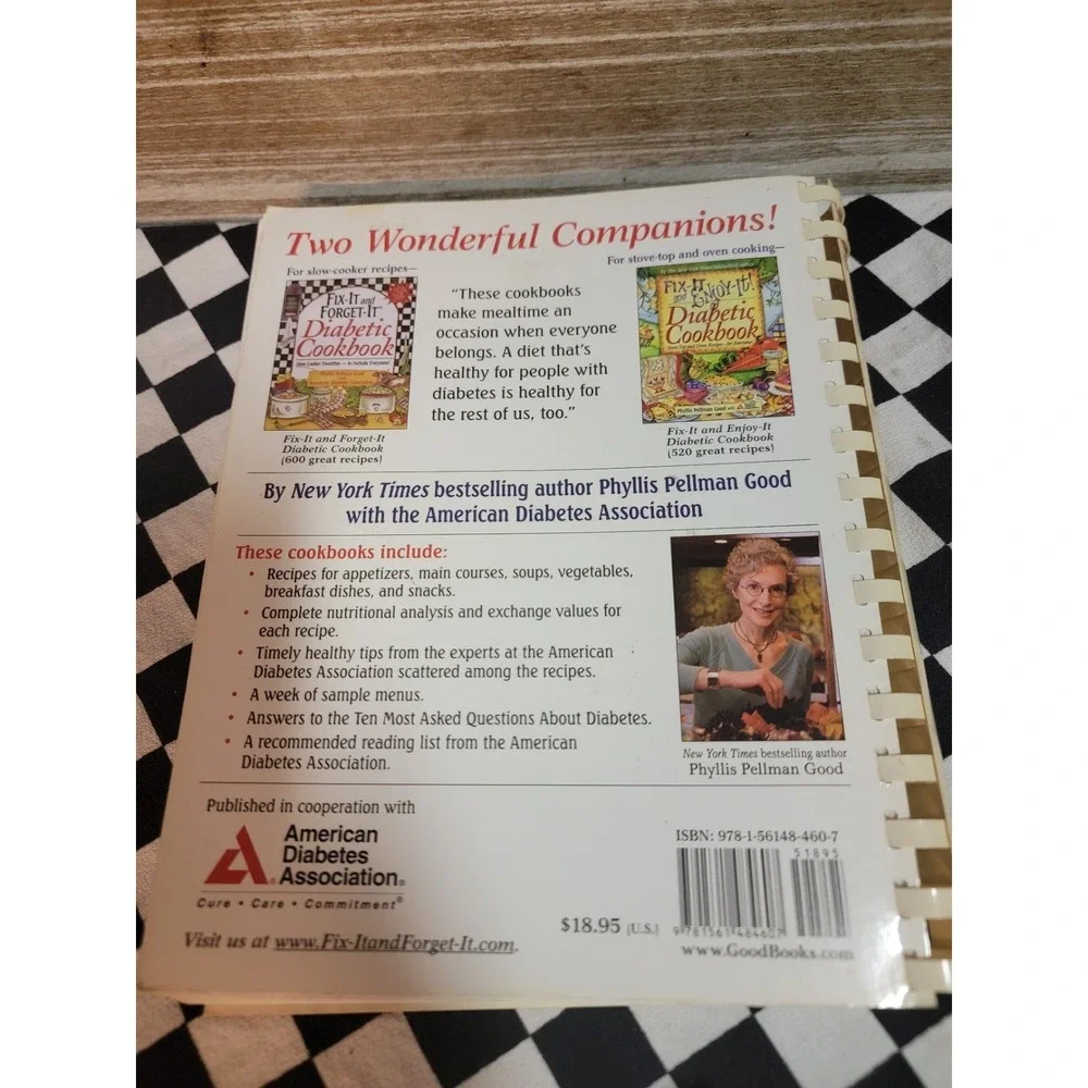 Vintage Cookbook Lot of 3 Community Recipes Diabetic Slow Cooker Binder